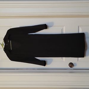 NWT New York & Company 3/4 sleeve black tieback sheath dress, XL